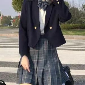 투버튼 베이직 여자 숏자켓 시즌1 교복 학생복
