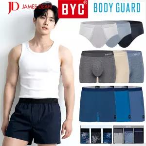 [BYC/제임스딘] 남성 팬티 세트 삼각 드로즈 트렁크 사각 쿨 인견 기능성 스포츠 순면 빅사이즈 남자 속옷
