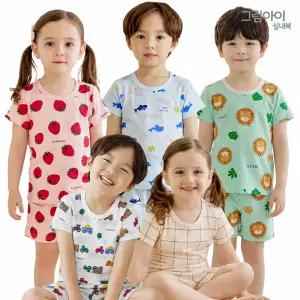 [그림아이] 여.름.특.가 최대35% /유아동내의/유아내복/잠옷/실내복/5부/7부/그림아이내복