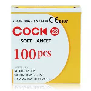 콕 소프트/소프트클릭스 호환 채혈침|란셋 28G 100개