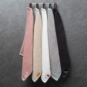 주방 고리 수건 4장 고리타올 어린이집수건 케릭터