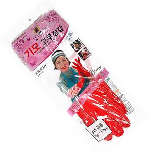 김애경 기모고무장갑 OPP 라텍스 위생 방수 보온 주방