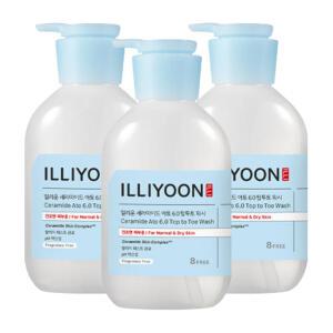 일리윤 세라마이드 아토 6.0 탑투토 워시 500ml 3개