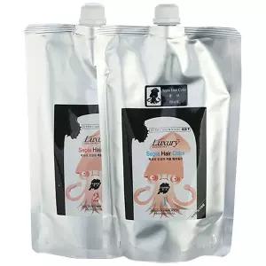 메디치재팬 럭셔리 세피아 오징어먹물 헤어 칼라 크림 500ml
