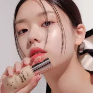 에뛰드하우스 더블 래스팅 세럼 스킨 파운데이션 30g 촉촉한 광채 피부 자외선차단