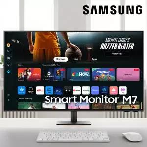 삼성전자 43인치 M7 스마트 모니터 4K IPTV 게이밍허브 OTT 넷플릭스 유튜브 티빙 삼탠바이미
