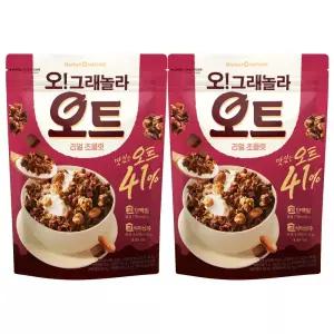 마켓오네이처 오!그래놀라 오트 리얼초콜릿, 360g, 2개