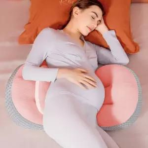 임산부 허리 보호 쿠션 수면 베개 산모 침대 측면 배받침 임산부용 요추 베게 임신 선물