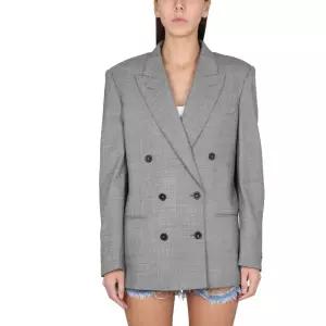 스텔라매카트니 오버사이즈 더블브레스트 블레이저 6500423 BU7661006