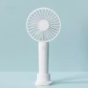 휴대용 미니 충전 선풍기 저소음 3단 풍력 손풍기 여름 탁상