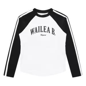 [소이] 여자 여름이월 2선 래글런 래쉬가드티(25M0458)