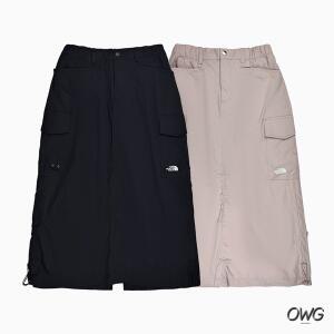 [노스페이스]커트 노스페이스치마 롱치마 우븐 나일론 냉감 롱스커트