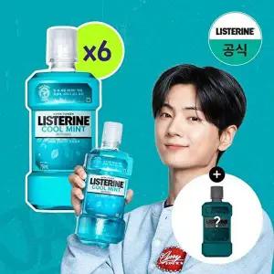 [리스테린][쿨마일드250ml증정] 리스테린 쿨민트 750ml x6