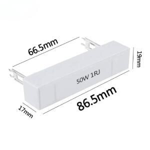 50W 세라믹 시멘트 300 500 25 1K 10 30 20 저항기 100 OHM 250 200 15 80 22R 고전력 50