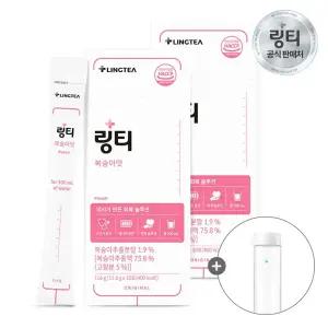 링티 복숭아맛2박스(20회분)+원형보틀