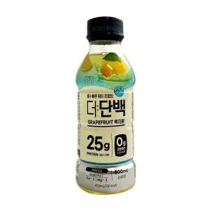 빙그레 더단백 워터 프로틴 드링크 백자몽 400ml x 12개