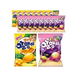 오리온 코코망고 알맹이 81g, 9입, 1개 + 포도 알맹이 81g, 9입, 1개