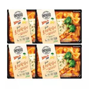 아워홈 온더고 통모짜 로제 떡볶이 with 파스타 320g, 4개