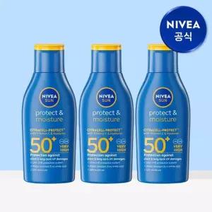 니베아 선 프로텍트 앤 모이스춰 선 로션 100ml 3개