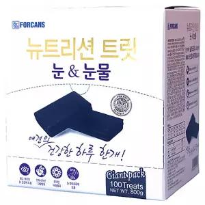 포켄스 뉴트리션트릿 대용량 강아지 눈&눈물 영양제 800g (100P)