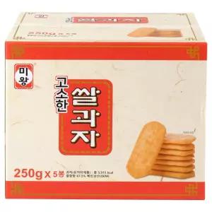 미왕 고소한 쌀과자 250g 5개