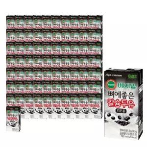 베지밀 뼈에좋은 칼슘 검은콩 두유 190ml 72팩