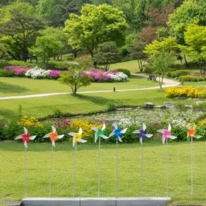 [국산] 시선을 사로잡는 PET 투톤 바람개비