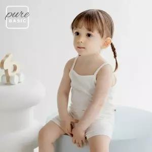 [보리보리/해피프린스](SIZE6Y) 퓨어 베이직 끈나시 2P세트