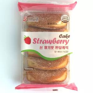 [대용량]신딸기맛 반달케익 130g[5개입] X 12봉 [총1.56kg]