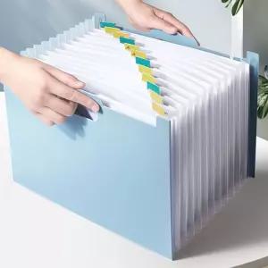 스탠드 아코디언 포켓 모의고사 가방 파일첩 클리어 섹션 파일 프린트물정리 자바라 플라스틱 케이스 A4