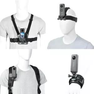 Insta360 X5/X4/X3/Ace Pro/Go3S용 액세서리 키트 - GoPro Hero 13-10 DJI Osmo 360 액션 5와 호환되는