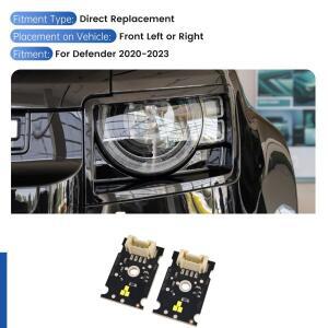 랜드로버 디펜더 2020-2023용 자동차 DRL 칩 보드 2개 화이트 LED 주간 주행등 PCB 턴 시그널