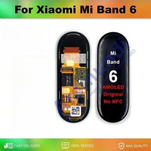 Xiaomi Mi Band 6 용 기존 AMOLED LCD 디스플레이 터치 스크린 디지타이저 어셈블리
