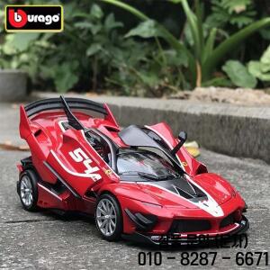 부라고 1:32 페라리 FXX K 에보 합금 스포츠카 모델 다이캐스트 레이싱카 자동차 사운드 시뮬레이션 14세