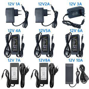 AC DC 220V ~ 12V 스위칭 전원 공급 장치 어댑터 1A 2A 3A 4A 5A 6A 8A 10A 변압기 Led 12 V SMPS