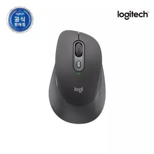 로지텍코리아 공식 M840L 인체공학 무소음 무선마우스 그라파이트