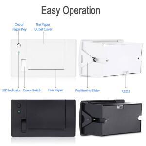 인터페이스  열전사 프린터 호환 키오스크 미니 영수증 ESC POS 아두이노용 RS232 TTL USB 사용 58mm 패널