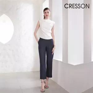 인디고 린넨 블렌디드 세미 배기팬츠 C241B401A24