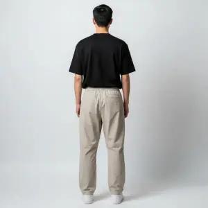 [엄브로]바지 XQF UR223CPT51-BGR 파라슈트 핀턱 2WAY 와이드 팬츠 / BEIGE GREY