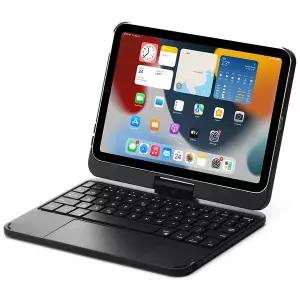 디지털 태블릿액세서리 블루투스 매직 키보드 케이스 iPad 미니 6 7 8.3 인치 태블릿 360 회전 러시아어 아