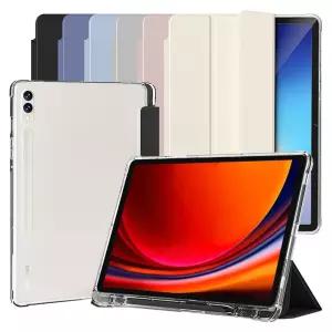갤러리아 갤럭시탭S10 플러스 S9+ FE+ 12.4 젤하드 투명 스마트 북커버 케이스 C