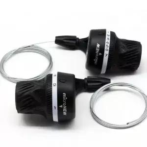 Micronew 왼쪽 및 오른쪽 MTB 산악 자전거 변속기 3X6 3X7 3X8 속도 트위스트 시프터 Shimano 용