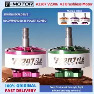 T-Motor Velox V2207 V2306 V3 1750KV 1950KV 5-6S 2550KV 4S 브러시리스 모터 FPV 레이싱 드론 쿼드콥터