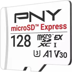 PNY microSD Express U3 V30 A microSDXC 메모리 카드 28GB PSDU28P3880EXPGE MM0489
