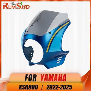 XSR 900  2025호환용 오토바이 윈드스크린 앞유리 헤드 윈드실드 페어링 헤드라이트 커버