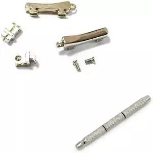 안경 힌지 교체 3.0mm 플라스틱 프레임 선글라스 나무 부품 수리 키트 나사 및 드라이버