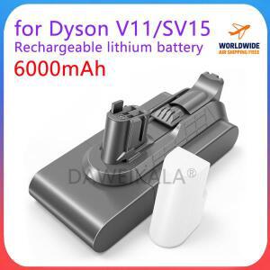 다이슨 V11 SV15 SV16 SV17 SV18 SV22용 25.2V 6000mAh 교체용 배터리, /푹신한 진공 청소기와 호환 가능