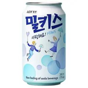 탄산음료 롯데 밀키스 x 24캔입 340ml