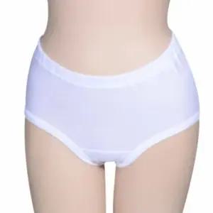 [라일리여성언더웨어] Rly 면 100% 백색 여성 맥시 팬티 3매입 -11
