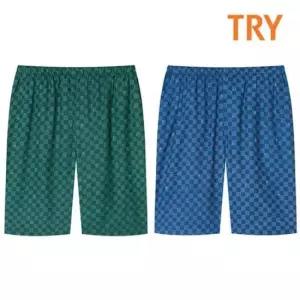 잠옷 남자 5부파자마 패턴 남성 인견 하의 반바지 TRY